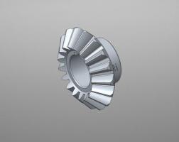 Conical gear for manure spreader