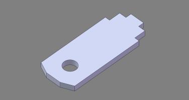 Noz krupare 100x40x6-rupa fi 14