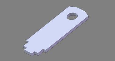 Noz krupare za MBS 650 120x40x5