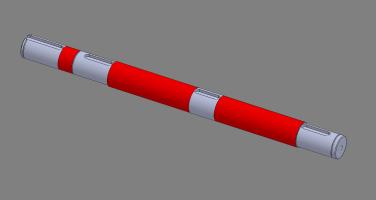 Osovina reduktora leva fi 38x510