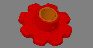 Lancanik sa bronz. caurom 72-0107