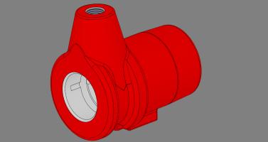 Kuciste-drzac valjka