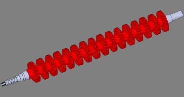 Osovina secke fi70x1425 RM