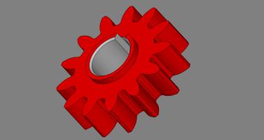 Zupcanik pogona elevat. Z13/5 d25