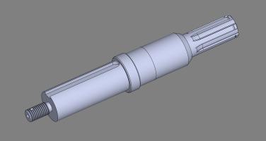 Osovina pogona tarupa-deblja