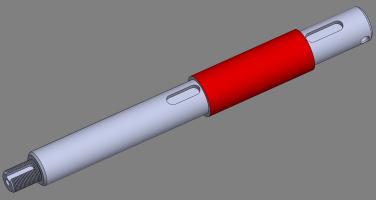 Vratilo elevatora donja fi30x277