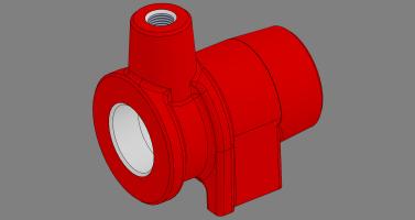 Kuciste otvoren kocka sa podmaz.